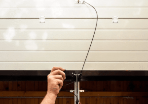 Fixing Garage Door Cable