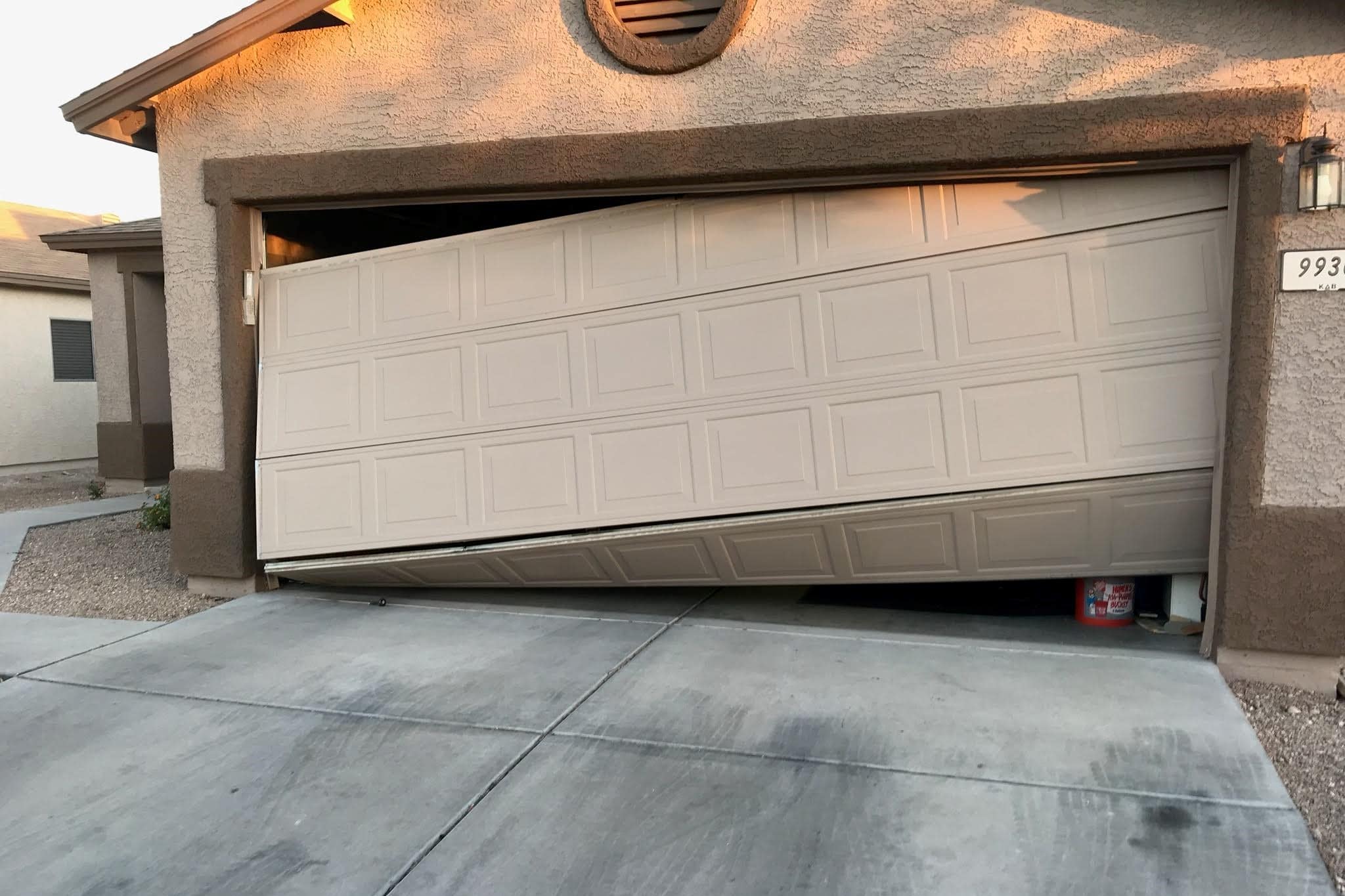 Emergency garage door repair
