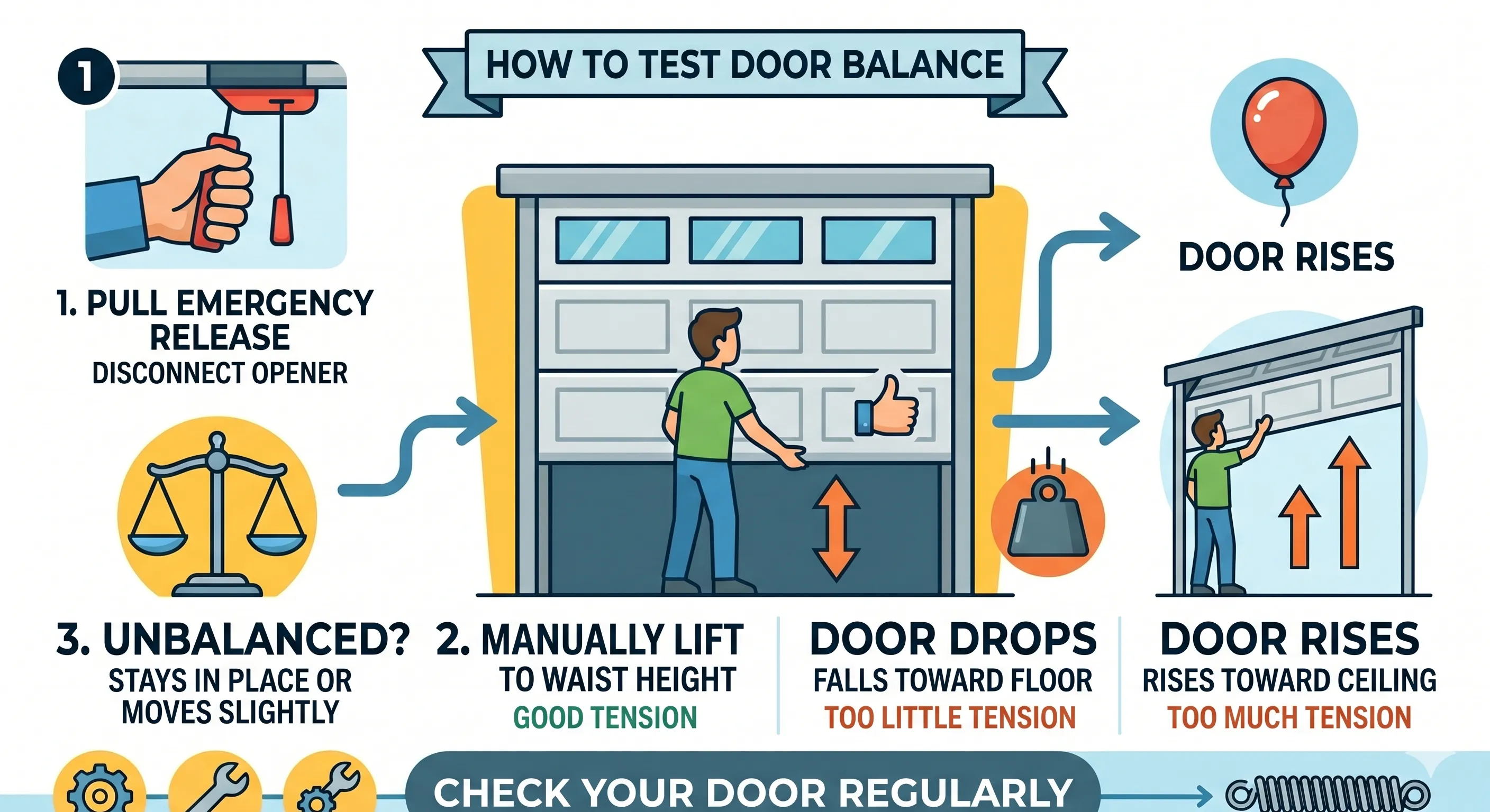 Test the Door Balance Regularly
