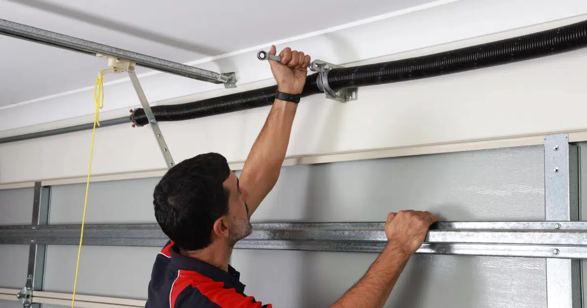 The Tension Stored in Garage Door Springs Is Extremely High