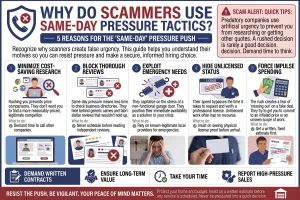 Why Do Garage Door Scammers Push Same-Day Pressure?