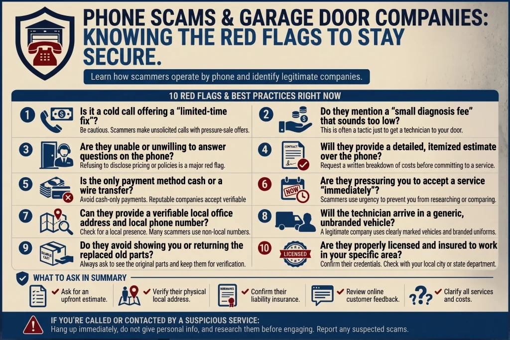 What to Know About Phone Scams and Garage Door Companies