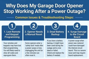 Why Does My Garage Door Opener Stop Working After a Power Outage?
